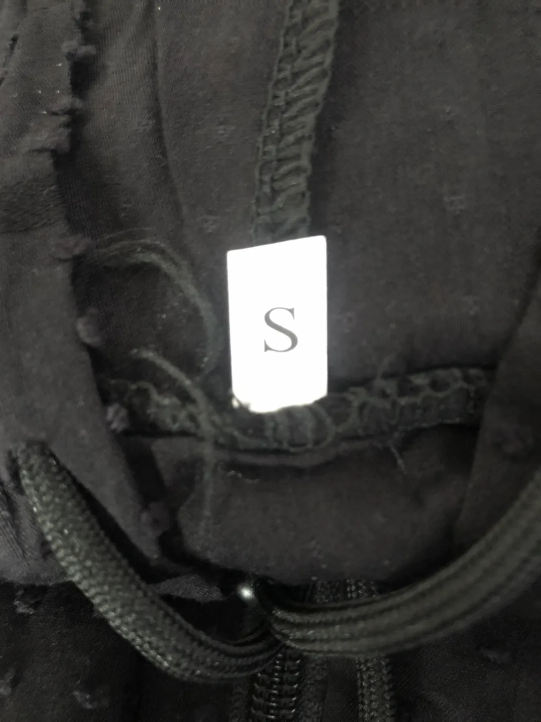 Black Short Sleeve Hoodie - Size S image indicator(2)