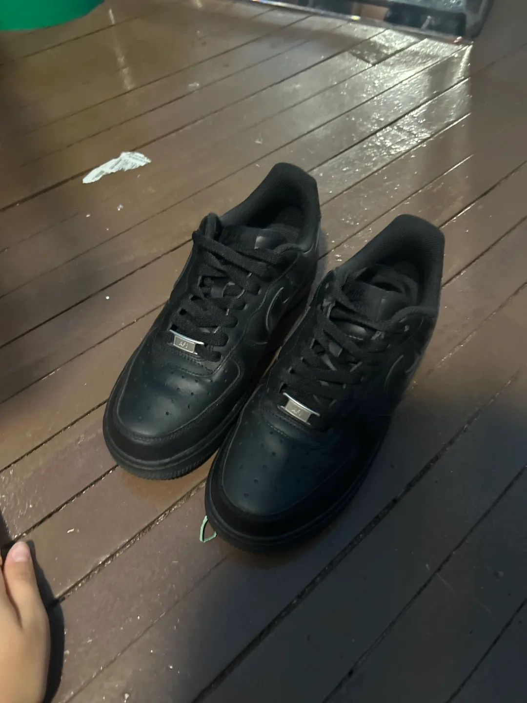 Nike Air Force 1 Black Sneakers thumbnail
