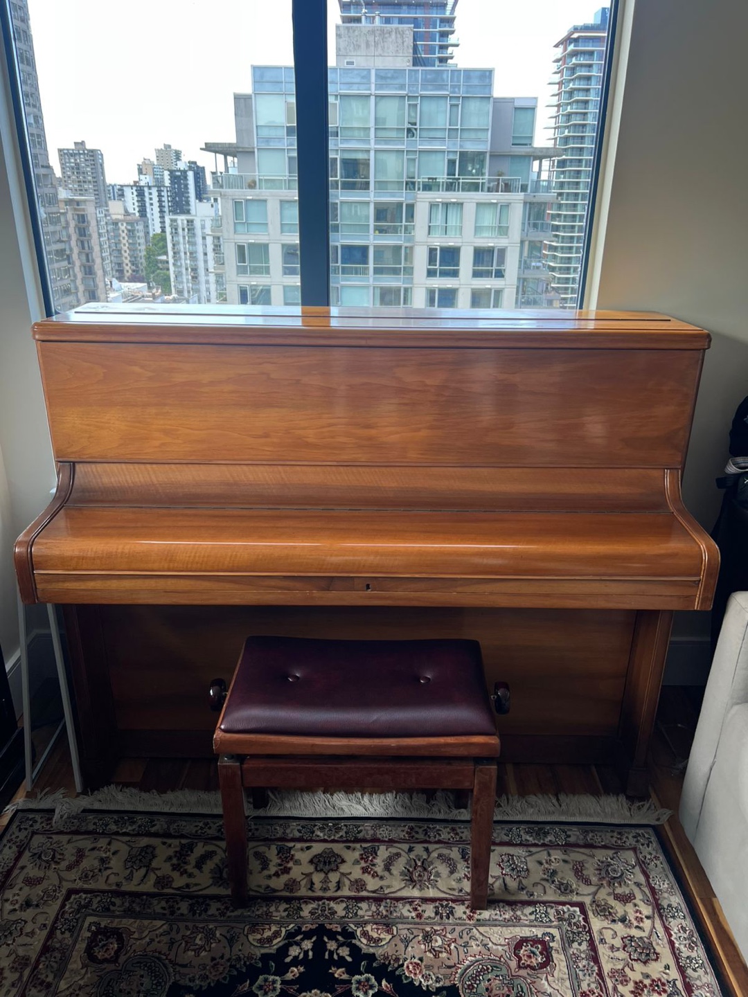 August Förster Oak Upright Piano - photo 5