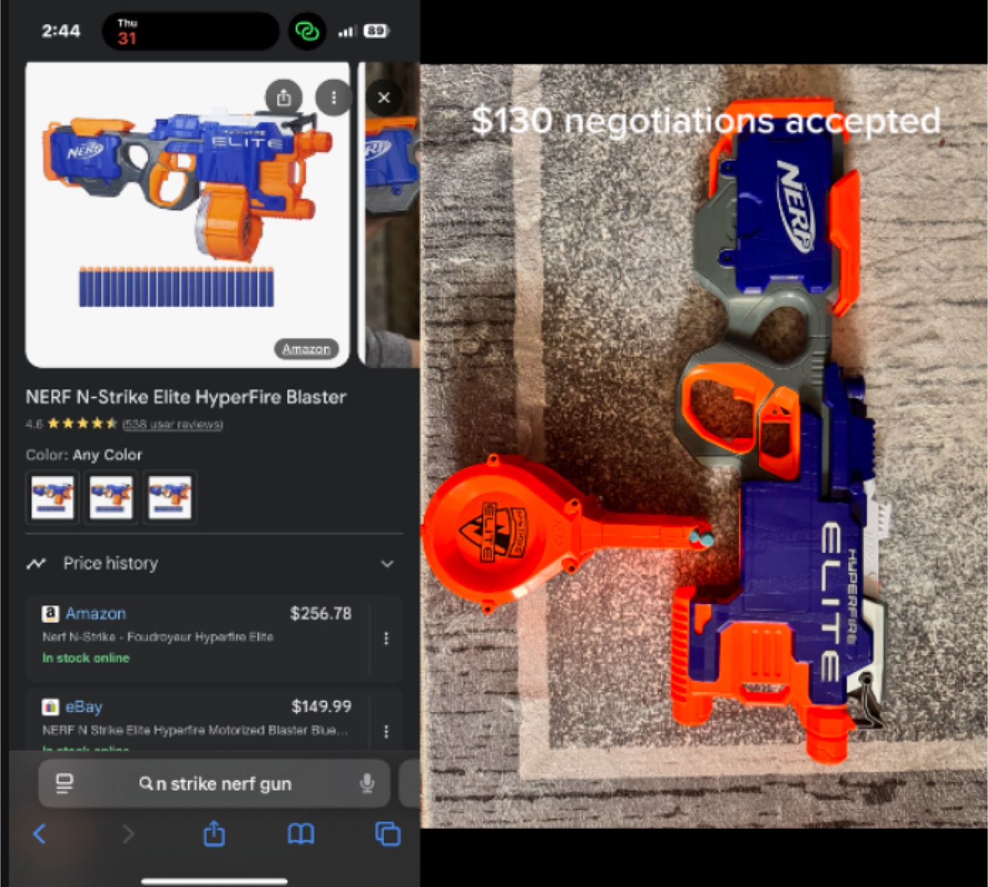 Nerf guns for sale 1 rare - photo 2