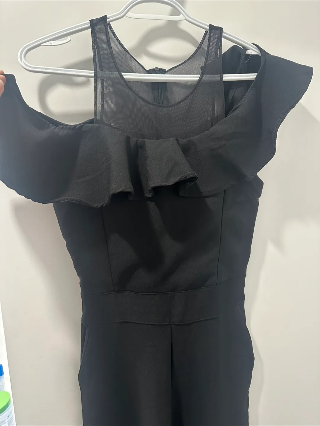 Black Ruffle Jumpsuit thumbnail