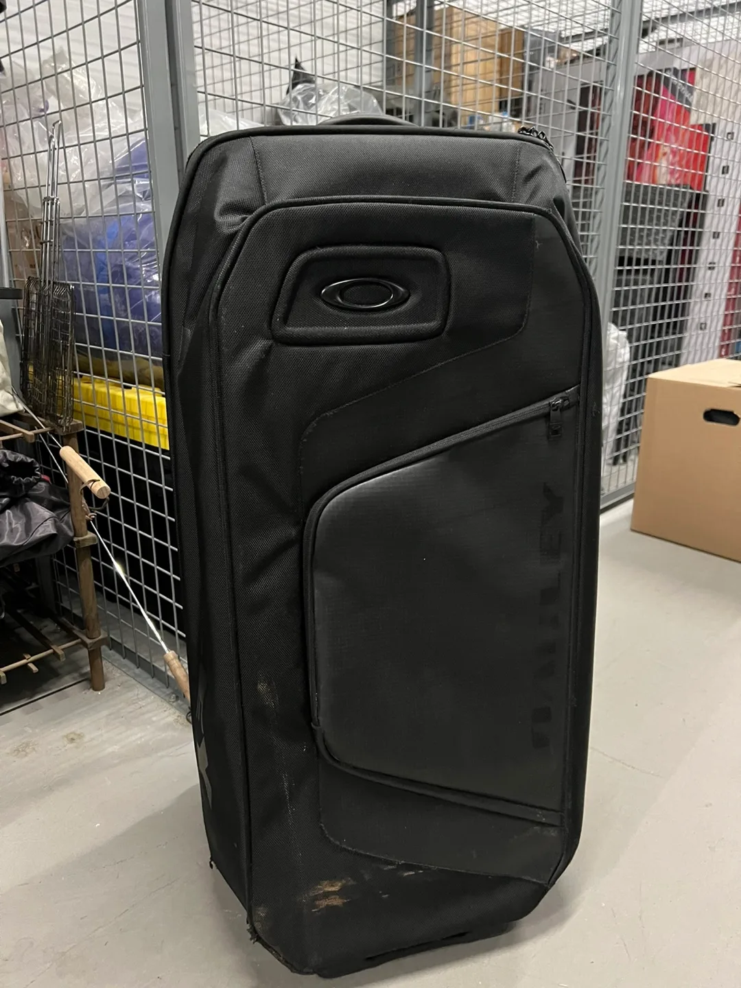 Oakley Black Rolling Luggage Suitcase thumbnail