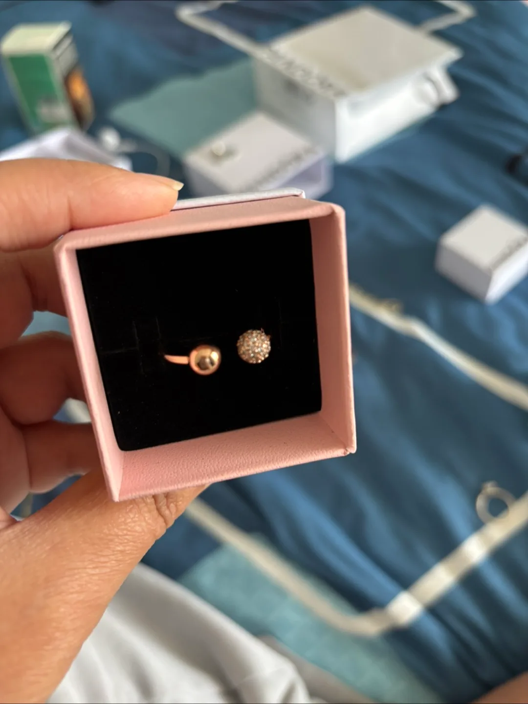 Pandora Wishbone Ring, Size 7.5 thumbnail