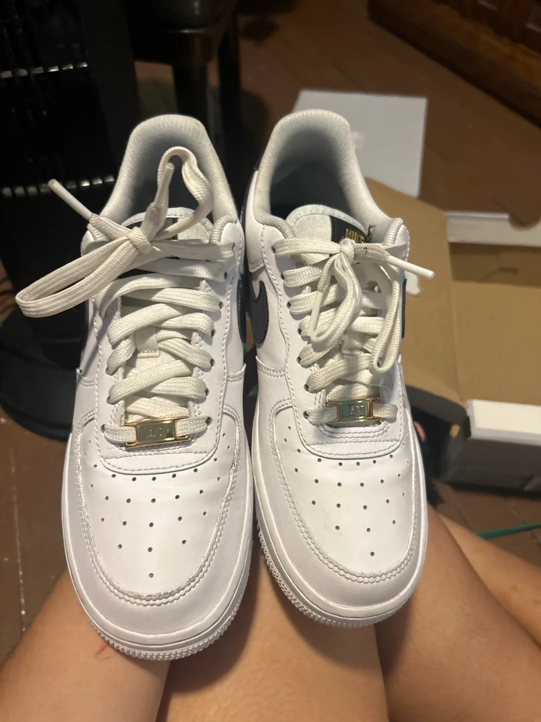 Nike Air Force 1 White Sneakers thumbnail