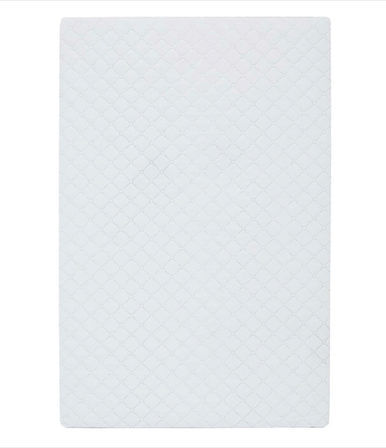 White Mini Crib - 40" x 25" with mattress - photo 2