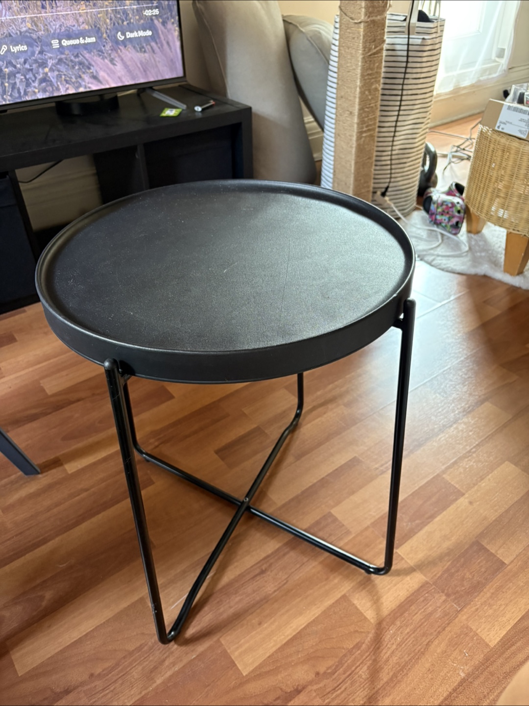 Black Side Table