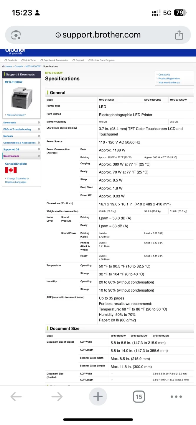 Brother MFC-9130CW Colour Laser Printer image indicator(9)