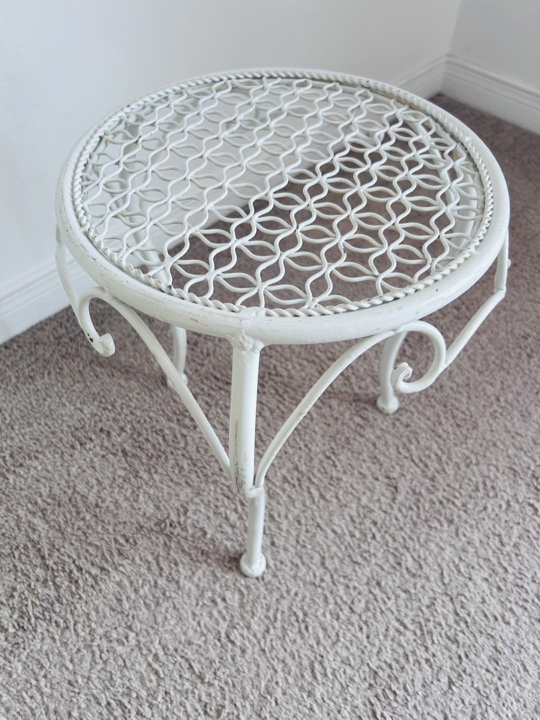 Vintage style Wrought Iron Plant Stand
