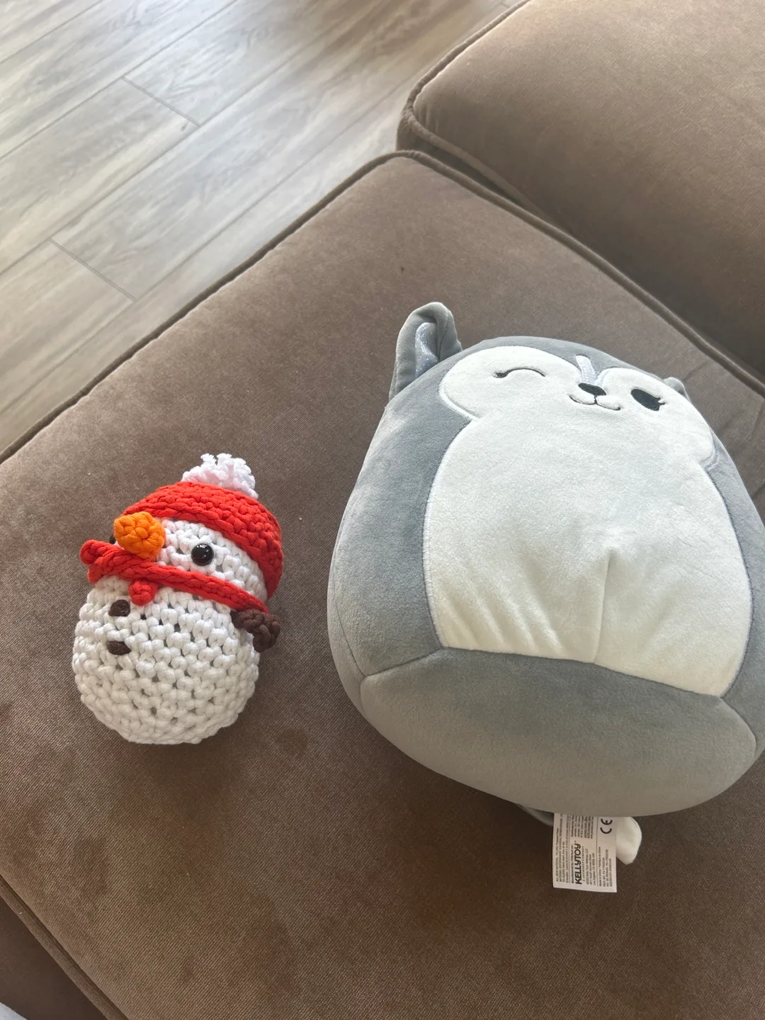 Squishmallow Husky & Crochet Snowman thumbnail