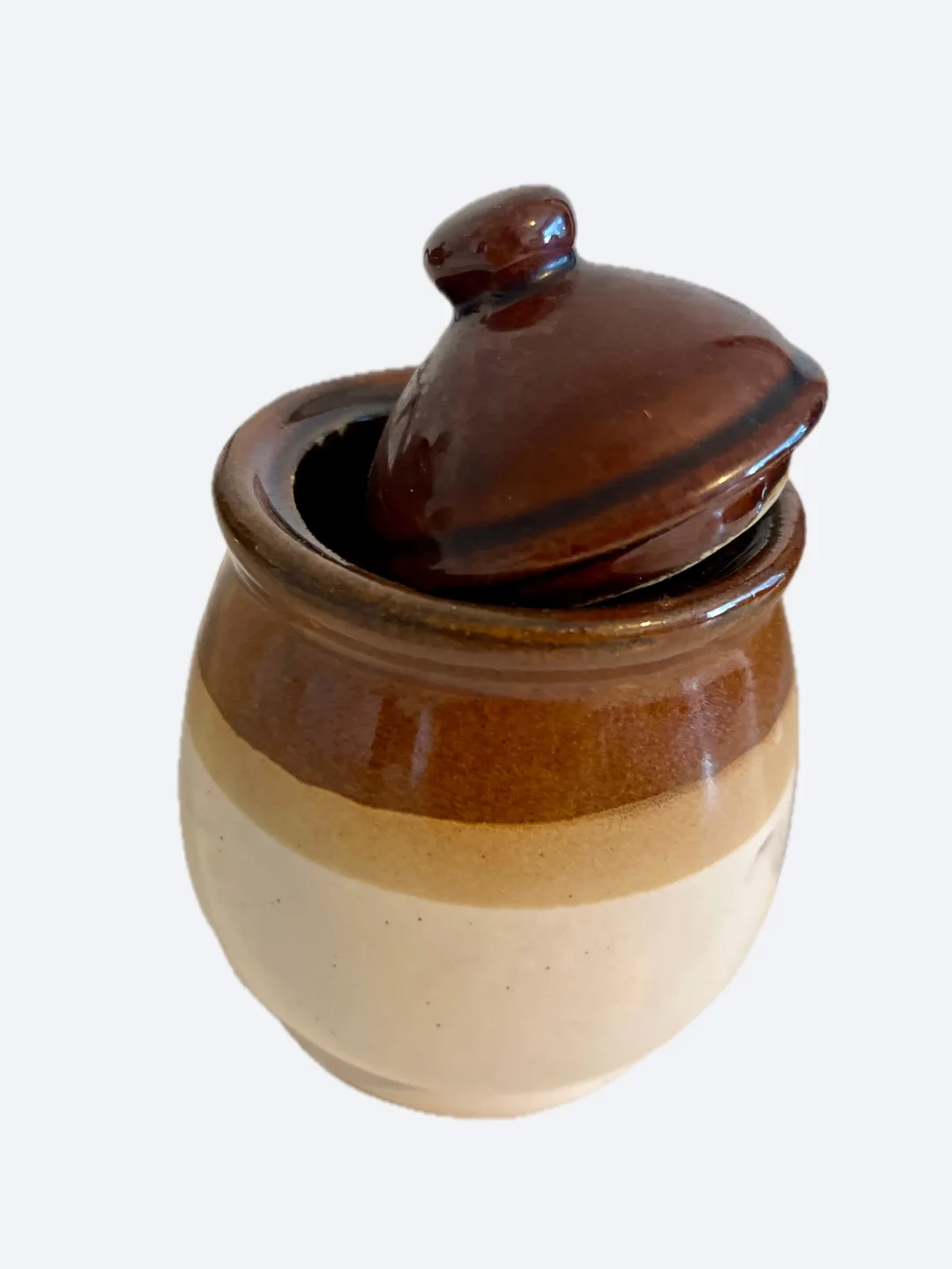 Vintage Brown Drip Glaze Teapot Set image indicator(4)