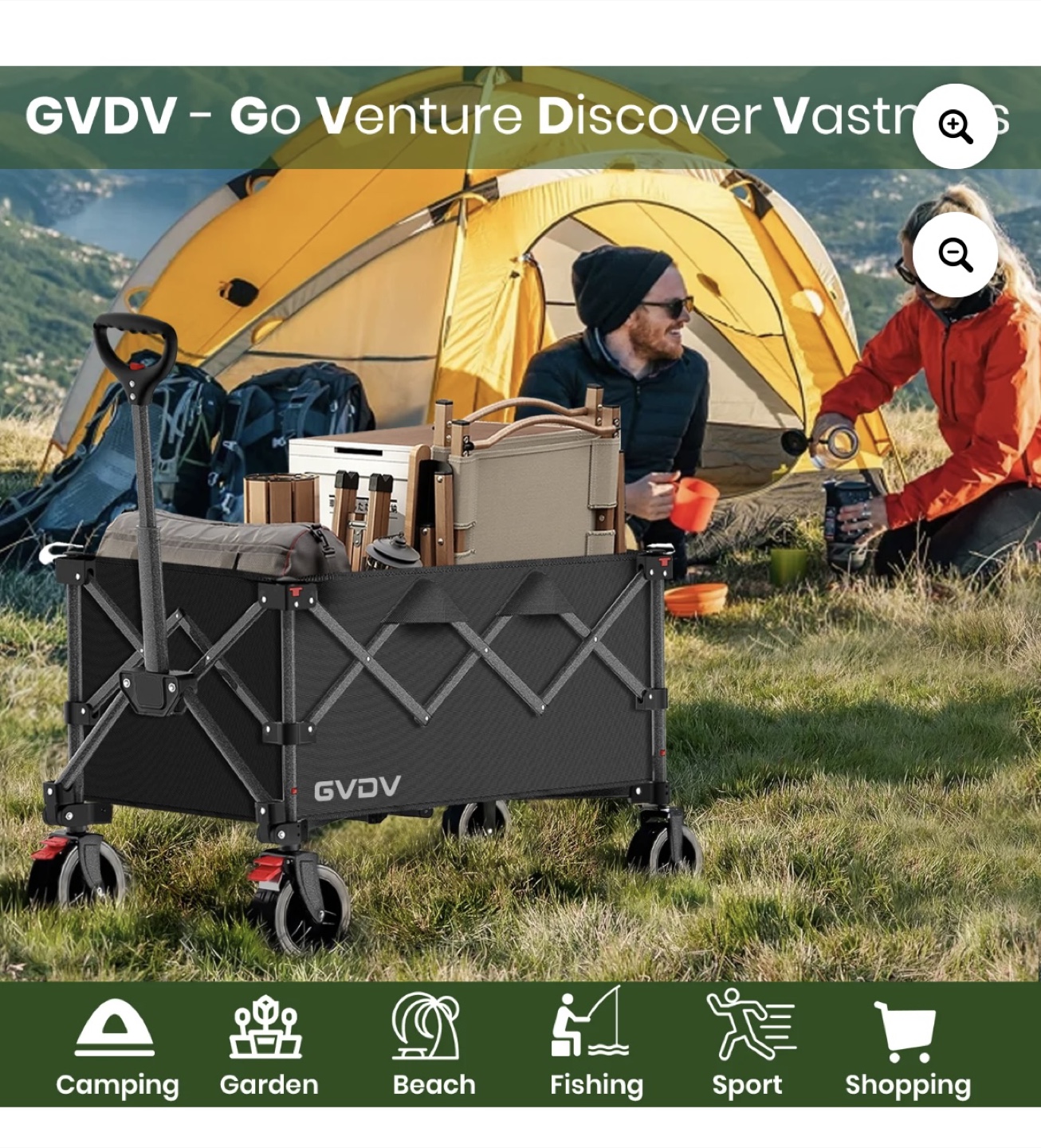 Collapsible Wagon Cart 150L - photo 4