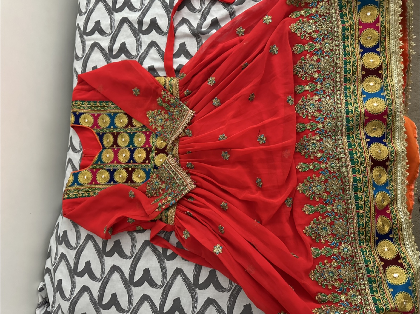 Red Afghan Dress - photo 3
