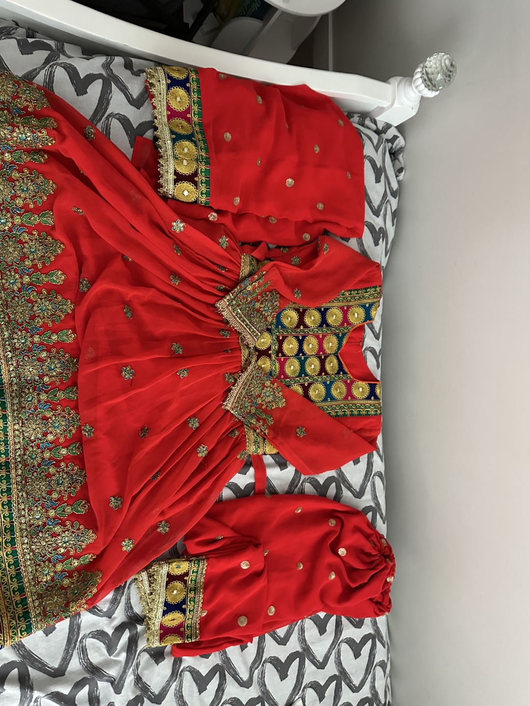 Red Afghan Dress - photo 2