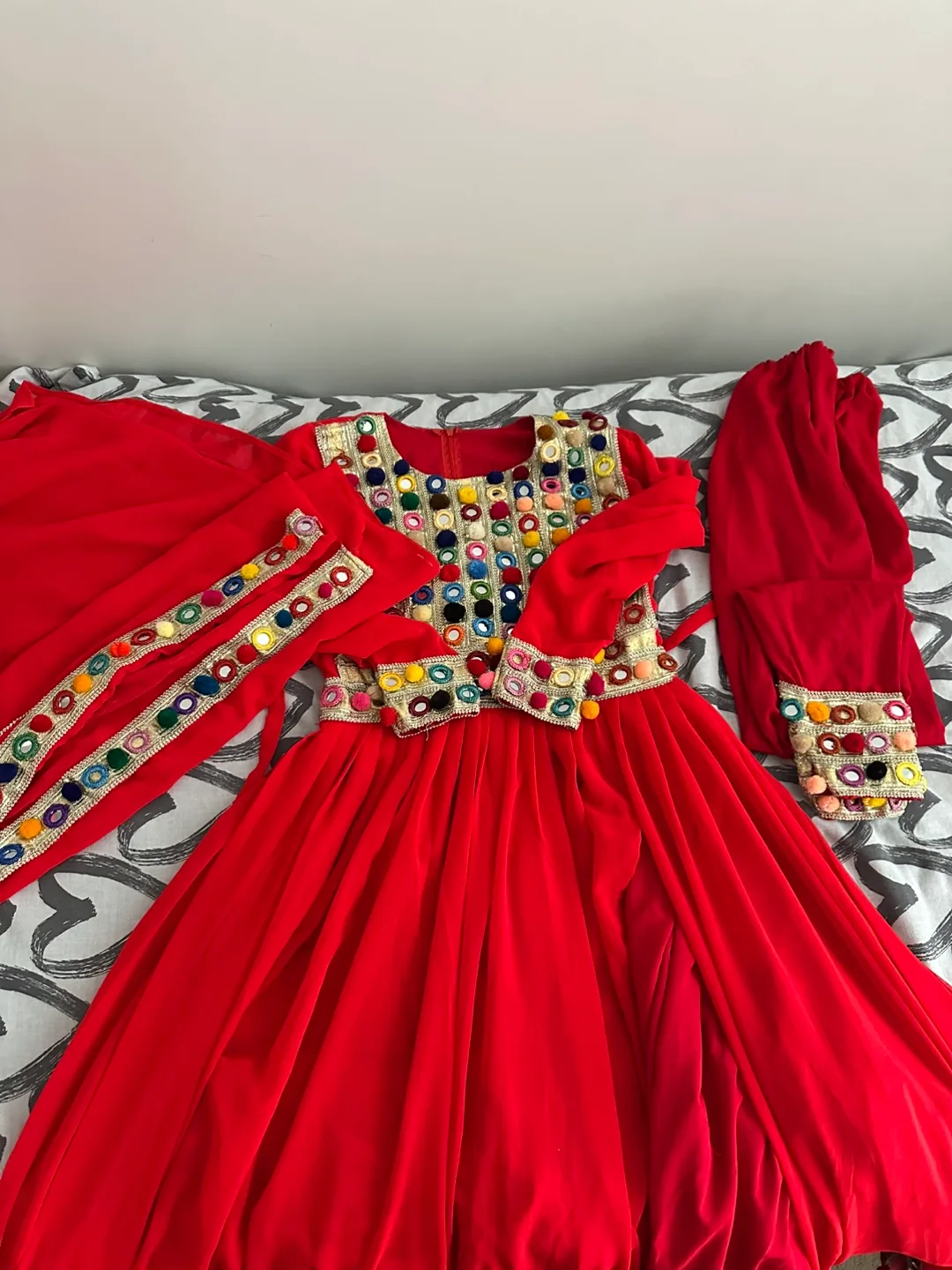 Red Traditional Dress thumbnail
