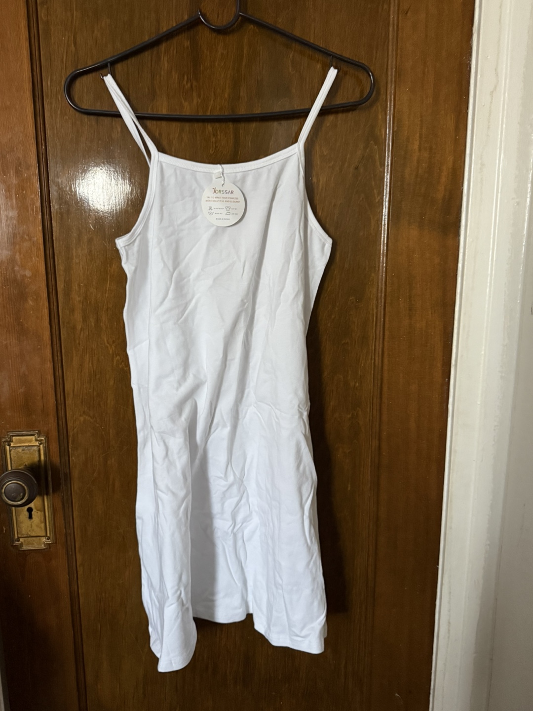 Girls New Xoosir White Tank Dress