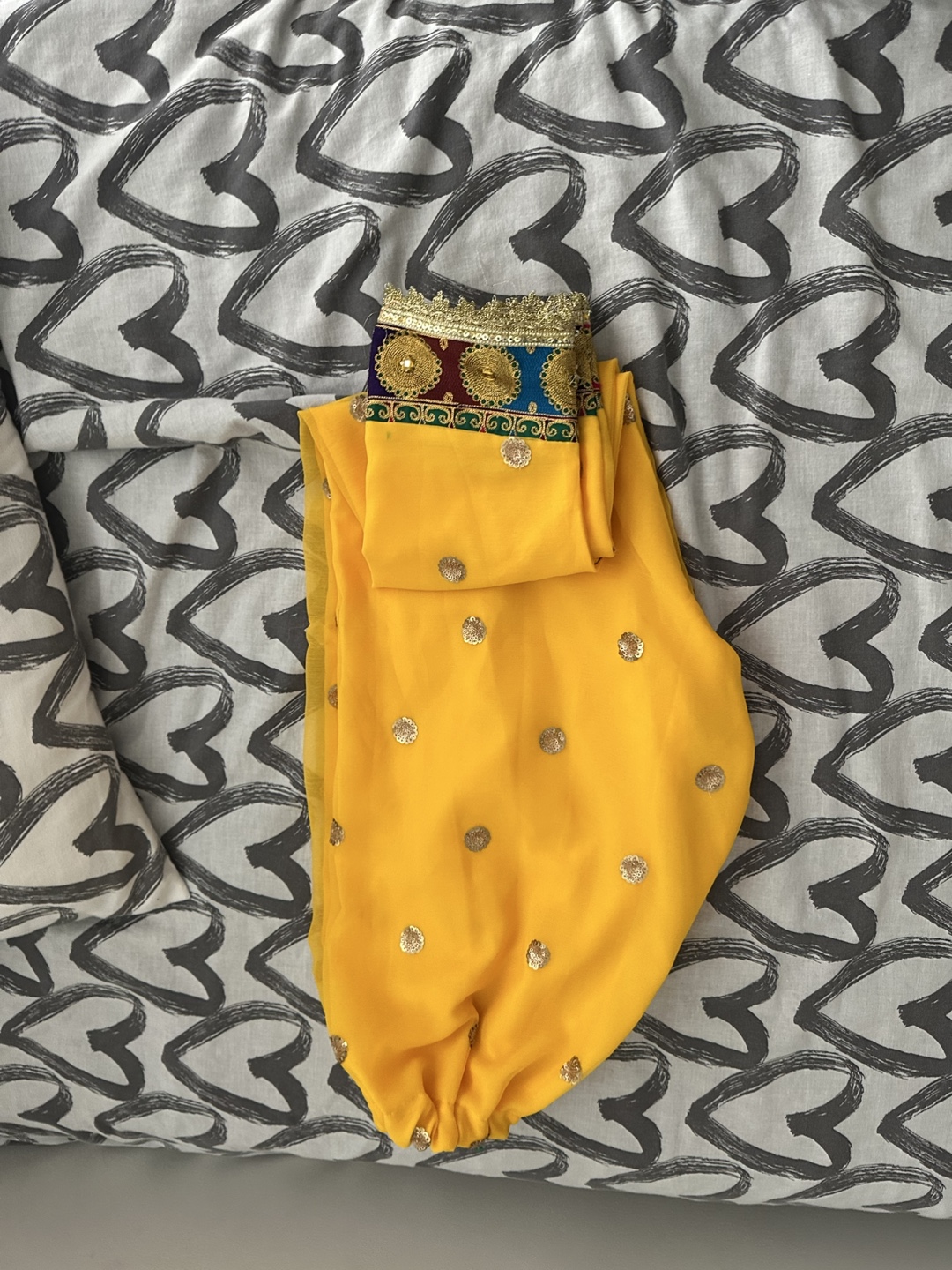 Yellow Embroidered Girl's Dress - photo 4