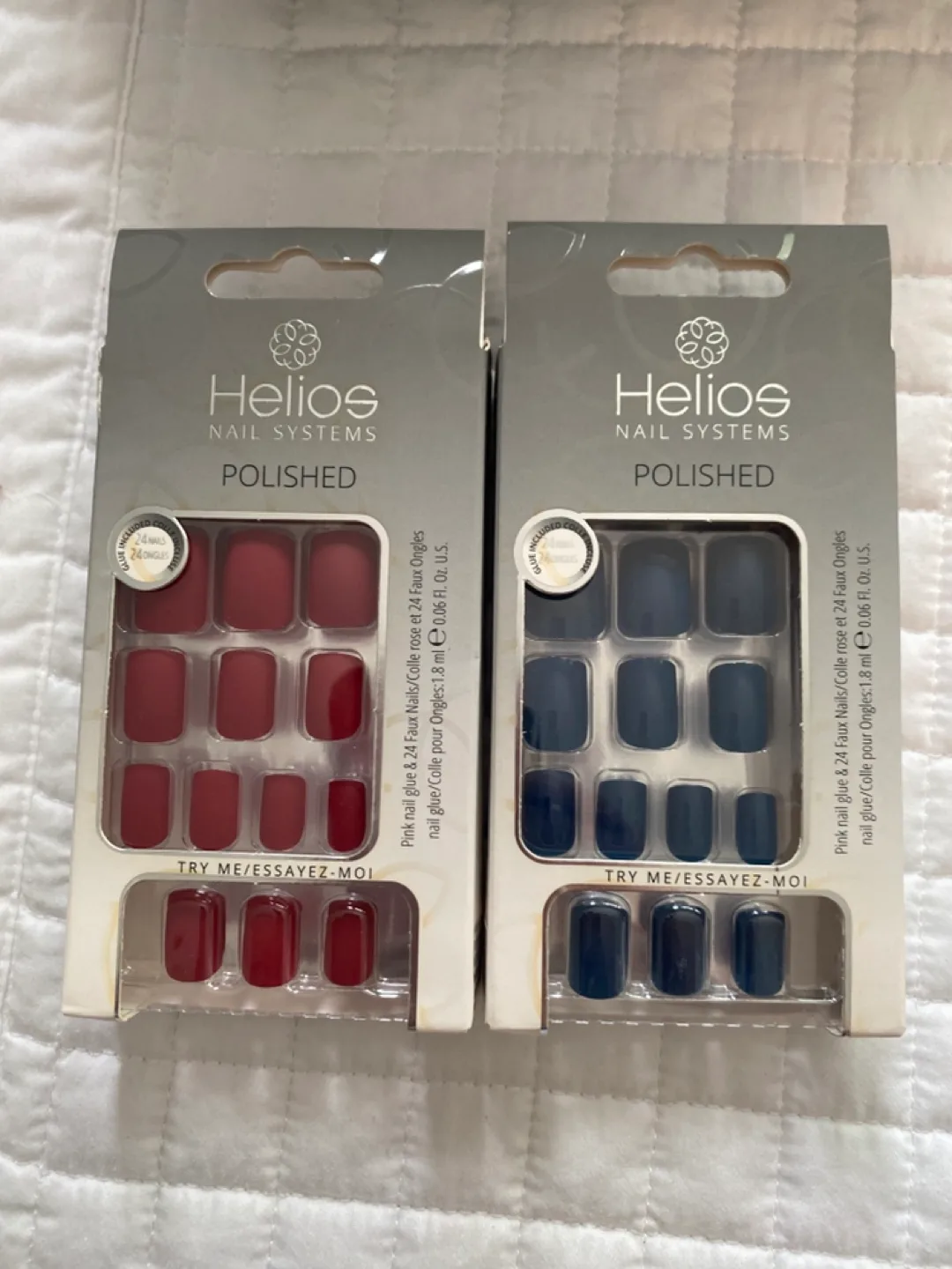 Variety of Press-on Nails: Helios, Broadway, Nailene, Kiss image indicator(2)