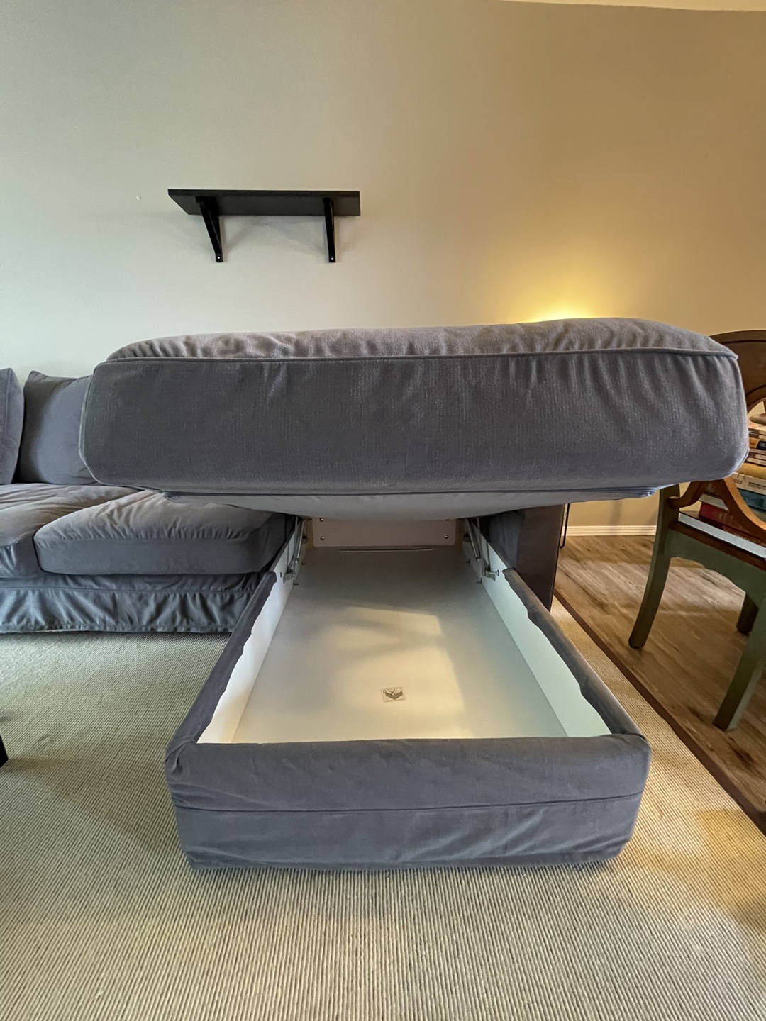 IKEA FINNALA Sofa with Chaise - Medium Gray - photo 3