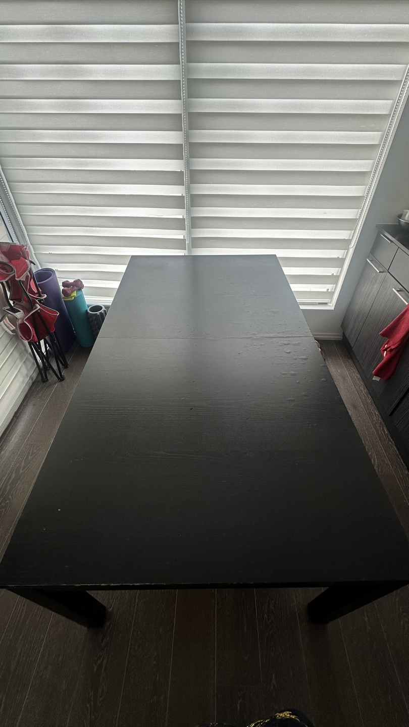 FREE IKEA Extendable Dining Table - Black