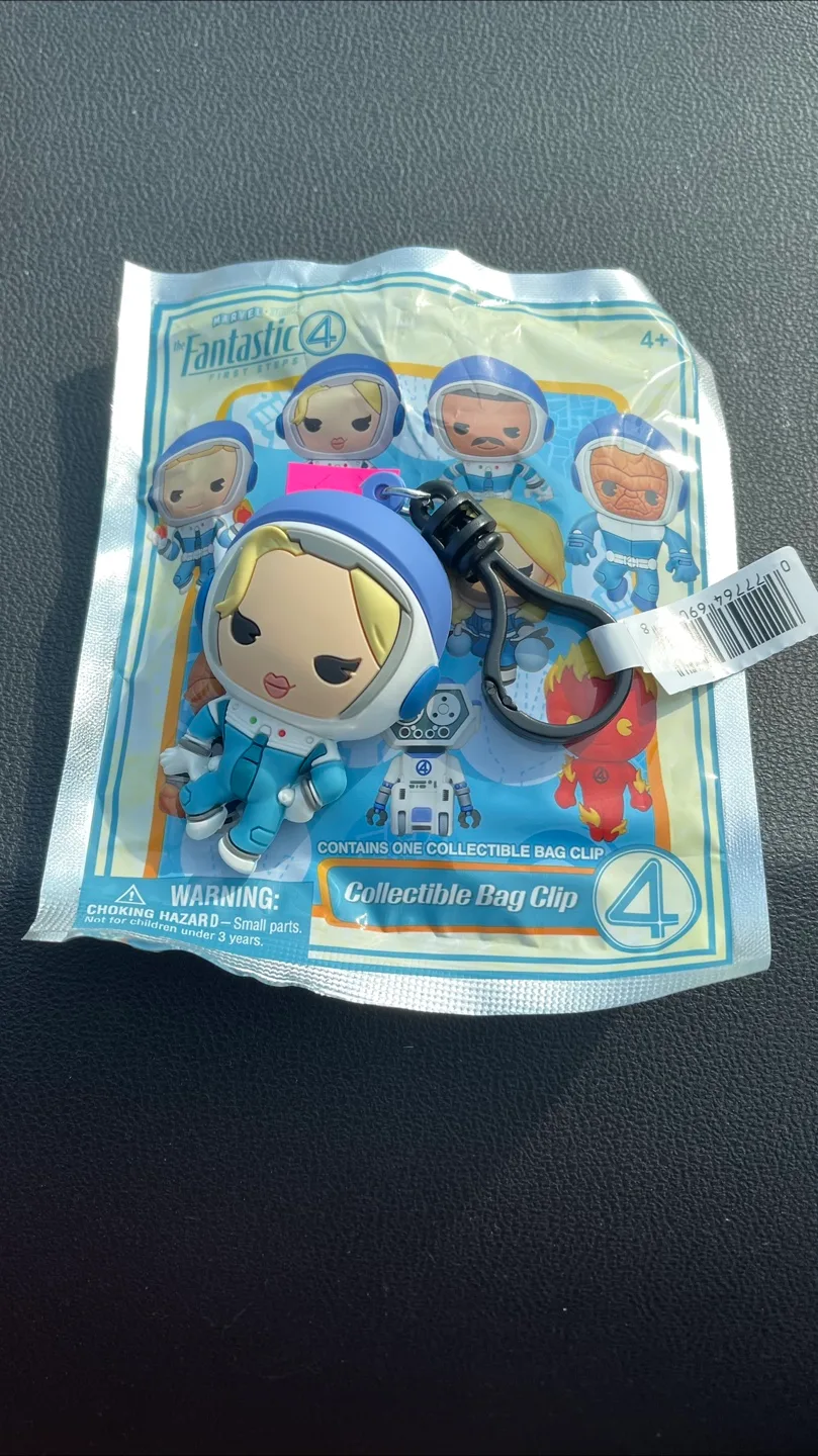 Fantastic 4 Collectible Bag Clip - New! thumbnail