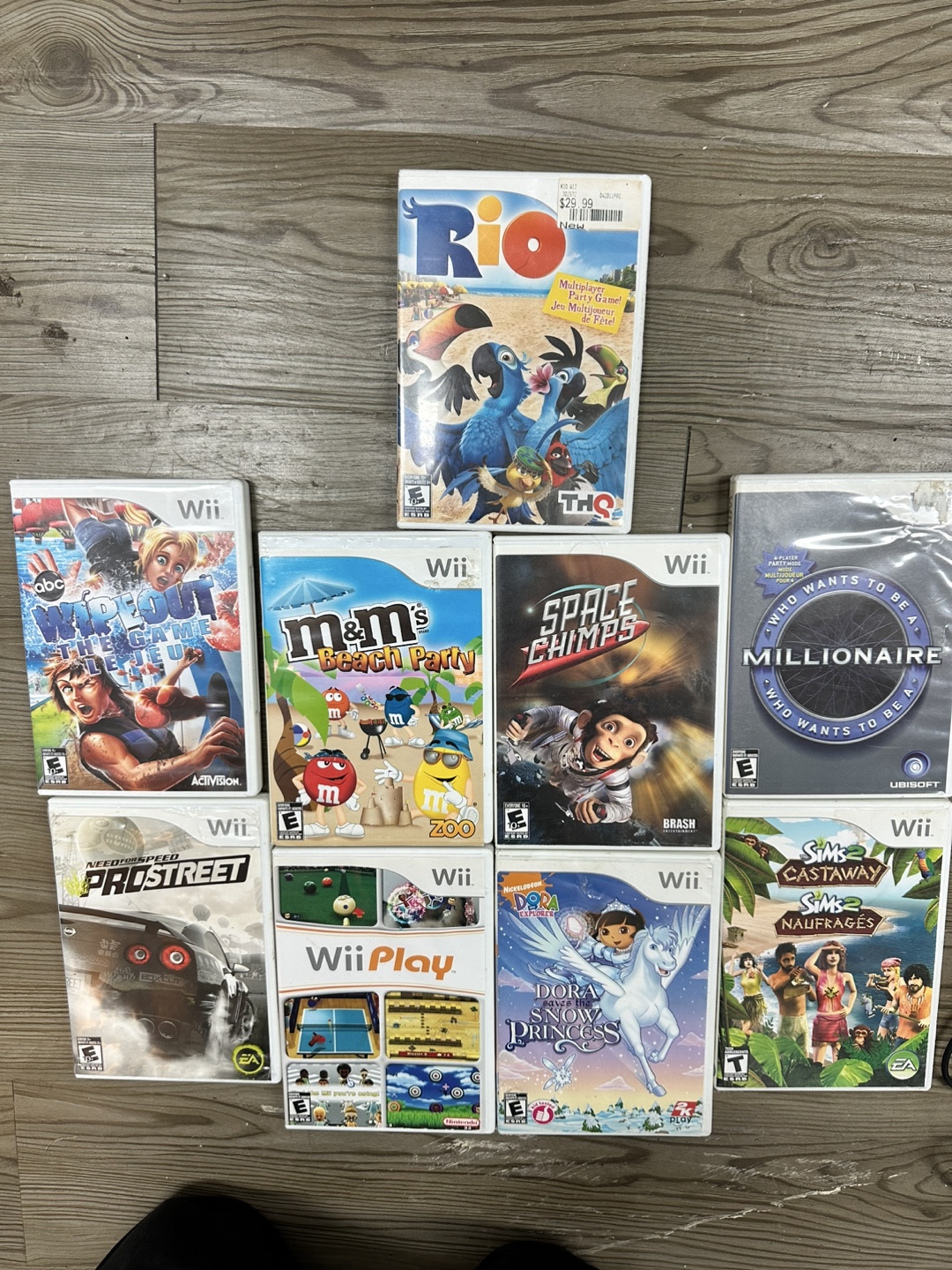 Nintendo Wii Console + Games - photo 3