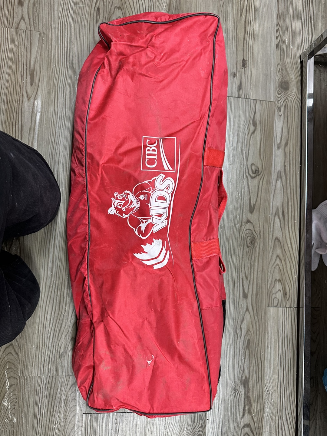 CIBC Kids Red Plastic Cricket Set