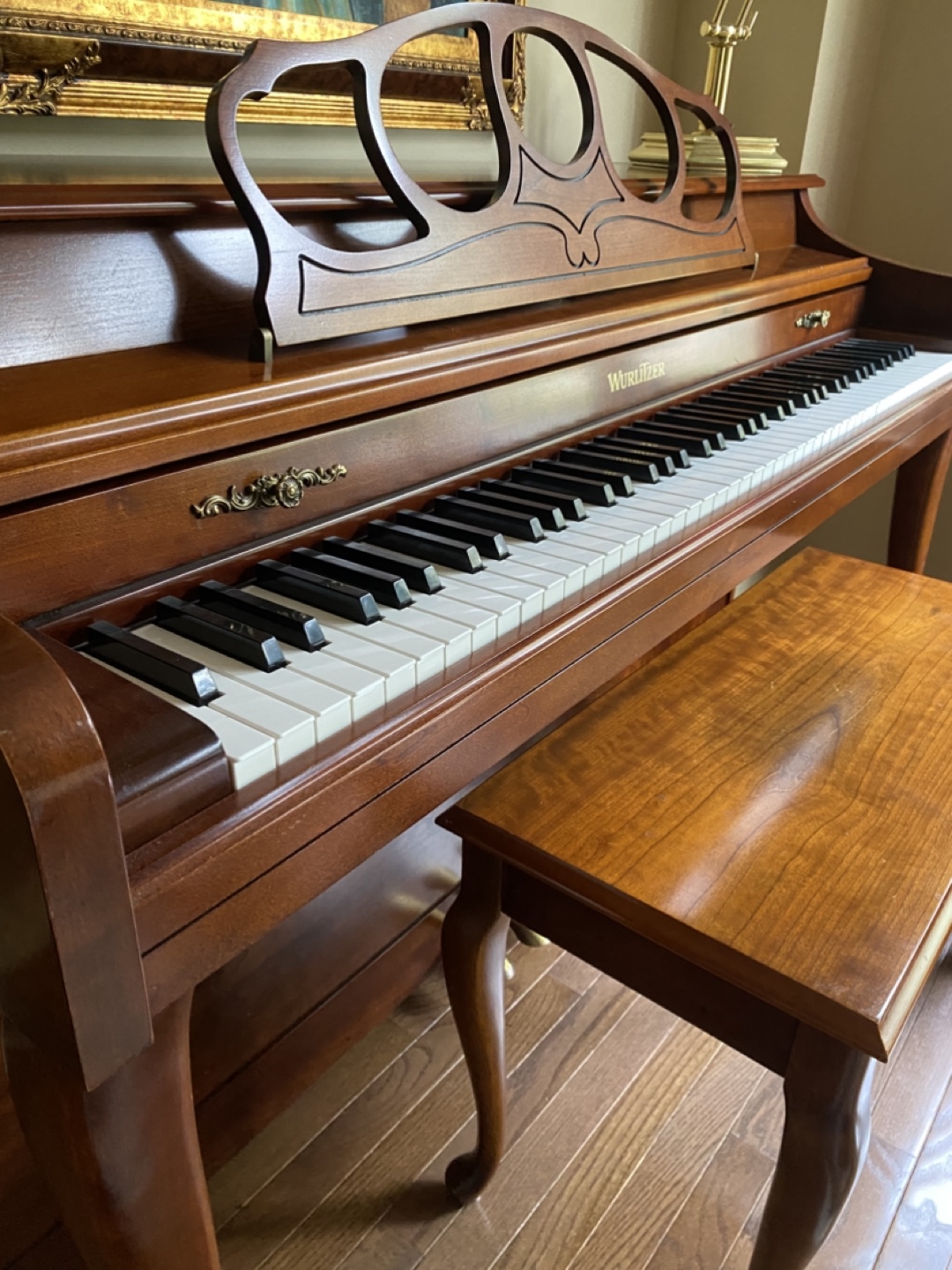 Wurlitzer Piano with Bench - photo 3