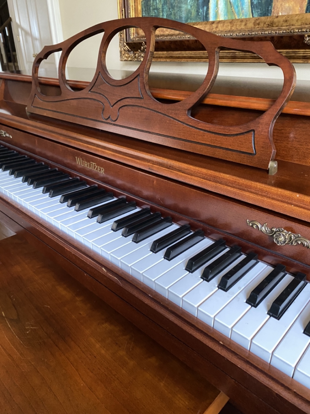 Wurlitzer Piano with Bench - photo 2