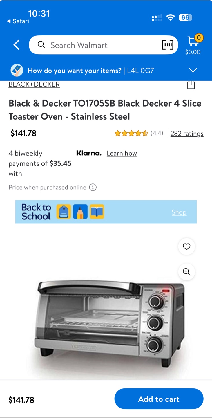 Black & Decker TO1705SB Black Decker 4 Slice Toaster Oven - photo 4