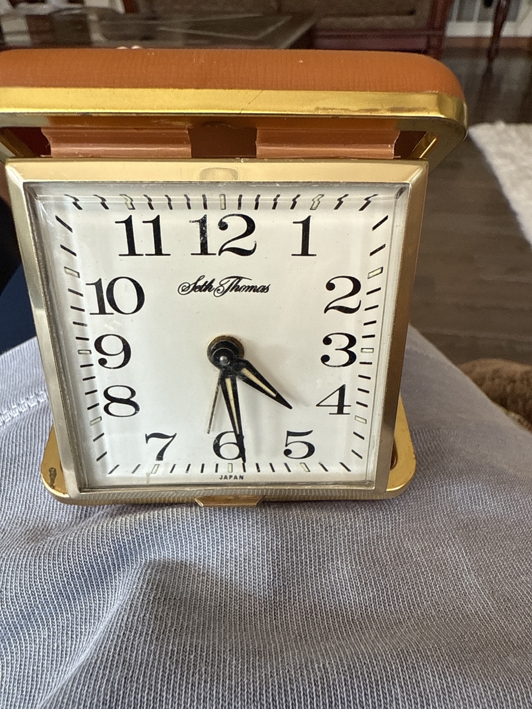 Seth Thomas Vintage Travel Alarm Clock