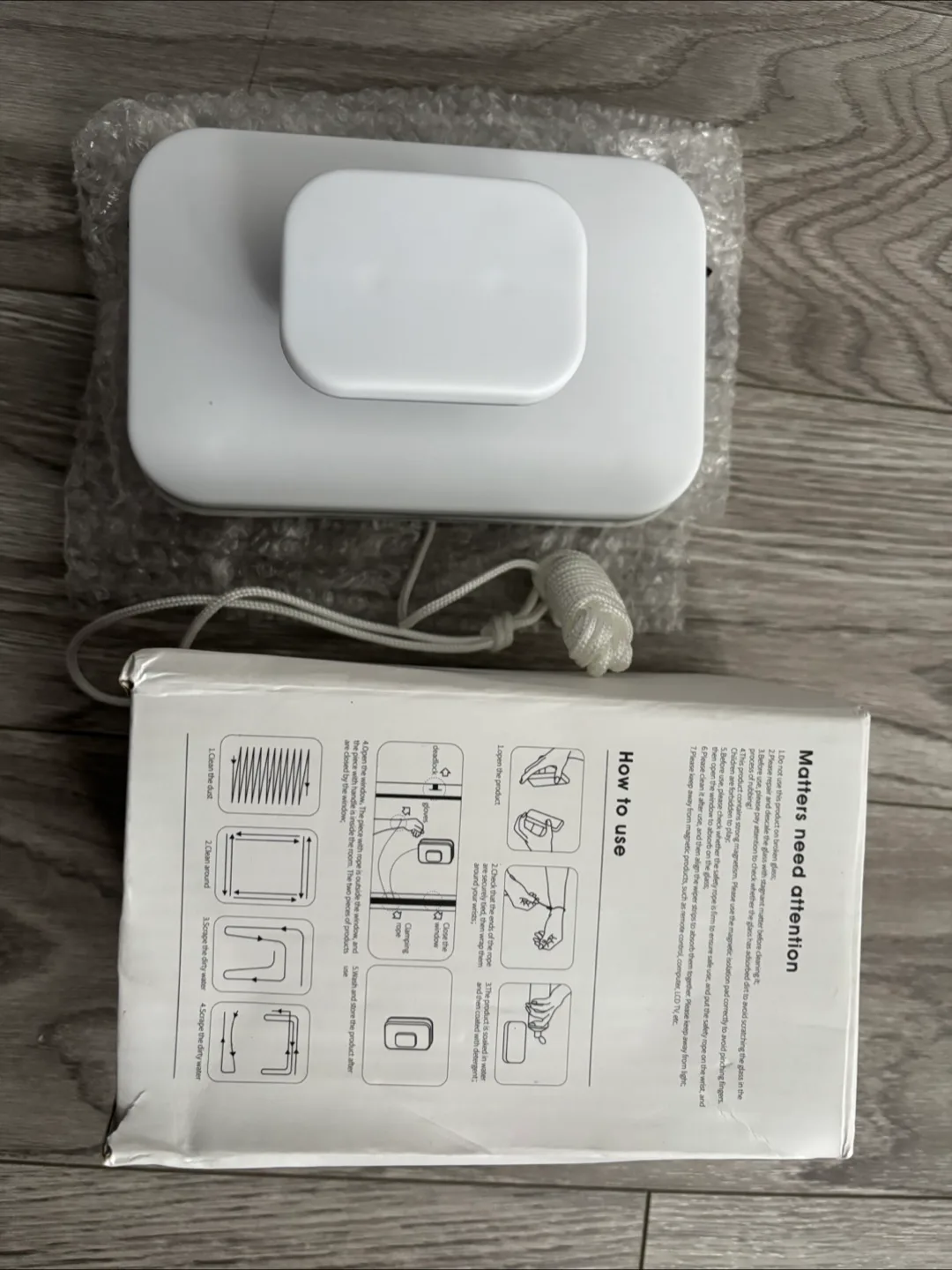 Window Cleaner - Magnetic Double Sided Glass Cleaner image indicator(2)