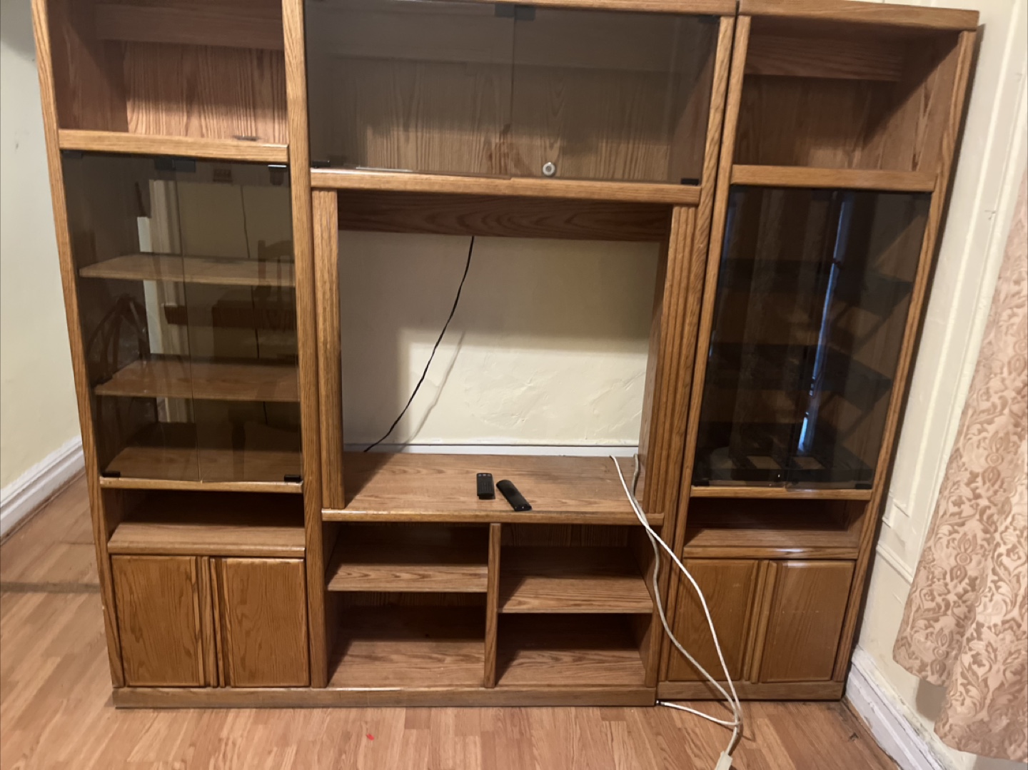 Wooden Entertainment Center - photo 2