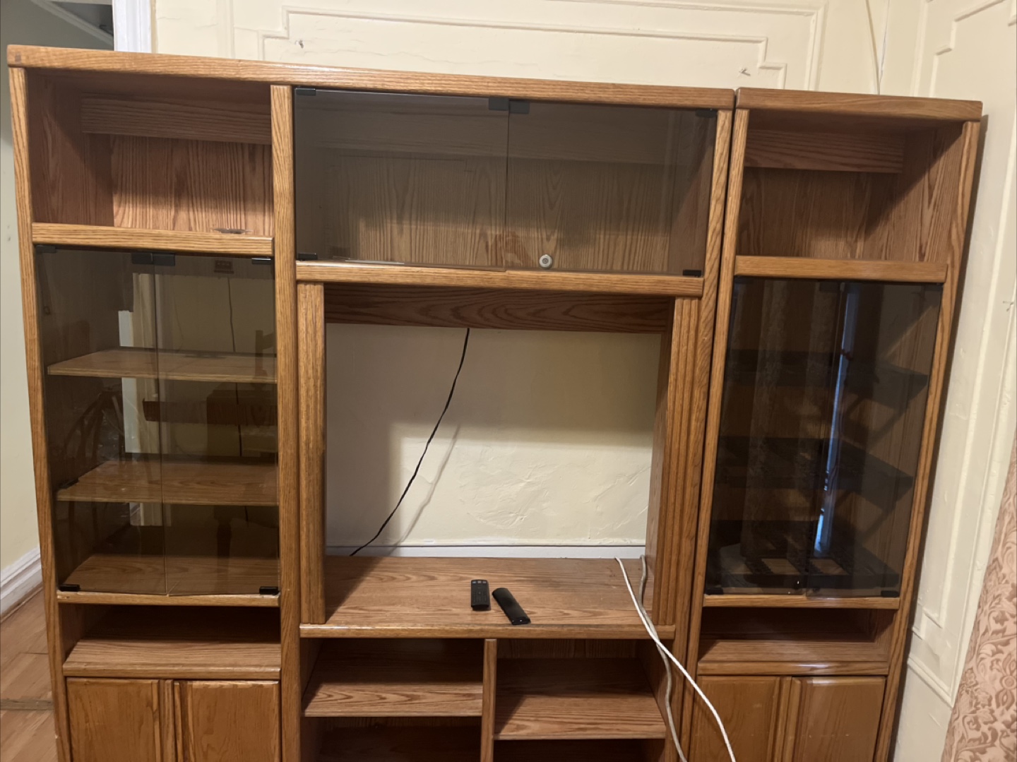 Wooden Entertainment Center - photo 3