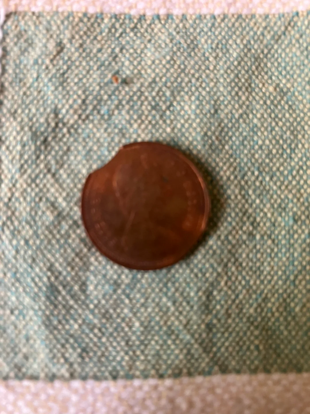 1981 Canadian penny with clipped planchette image indicator(2)