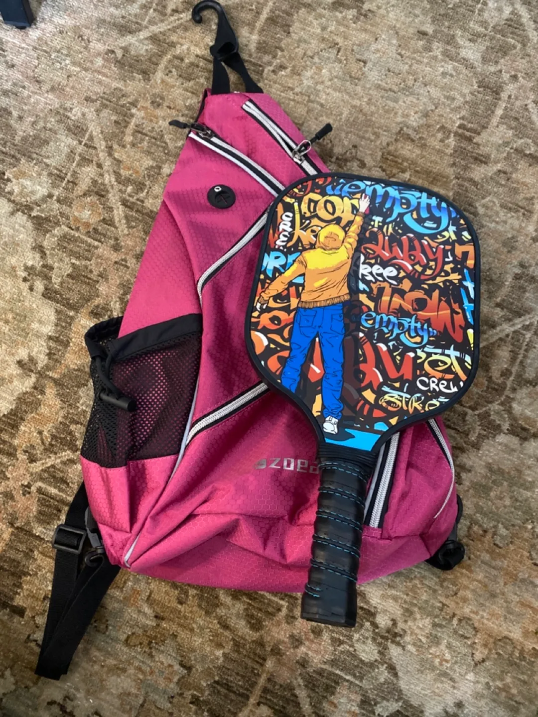 Zoea.Sling Bag & Graffiti Pickleball Paddle thumbnail
