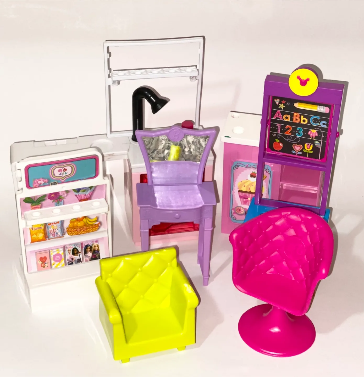 Assortment of Barbie Doll Furniture Pieces thumbnail
