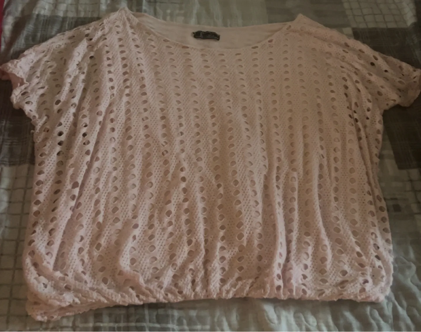 Froccella Pink Eyelet T-Shirt thumbnail