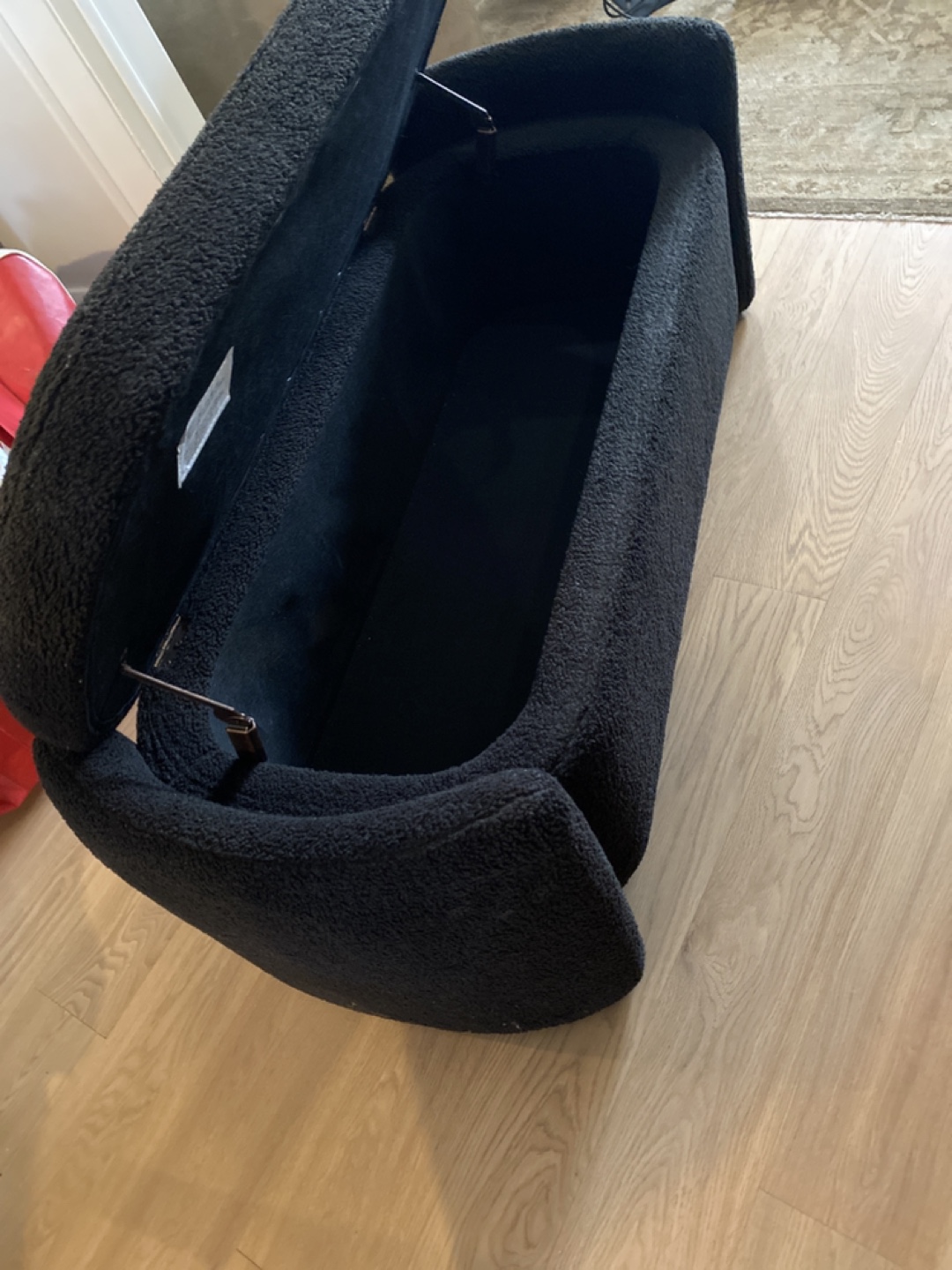 HOMESENSE Ottoman Bench - Black - photo 3