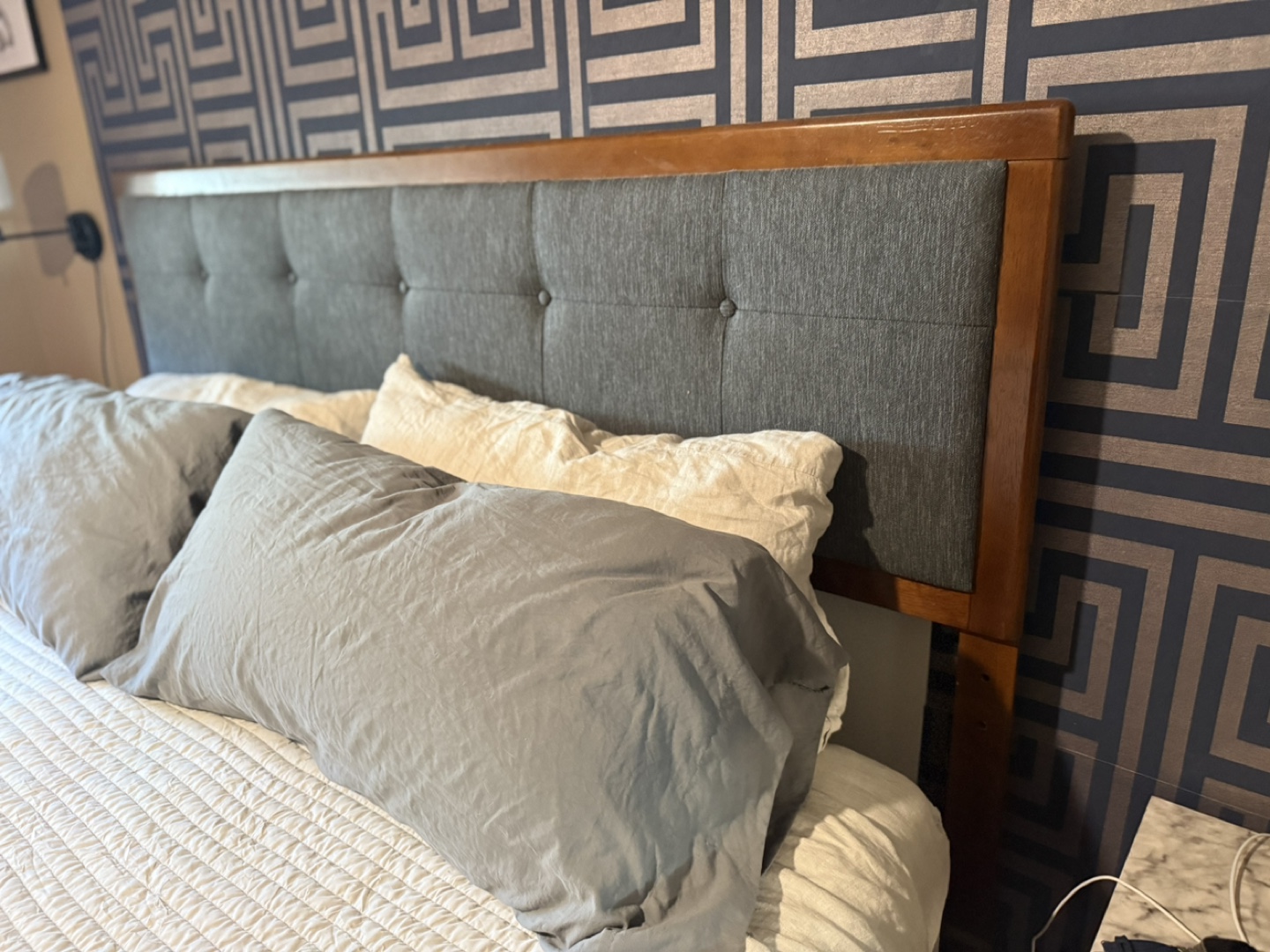 King Size Bed Frame with Headboard - photo 3