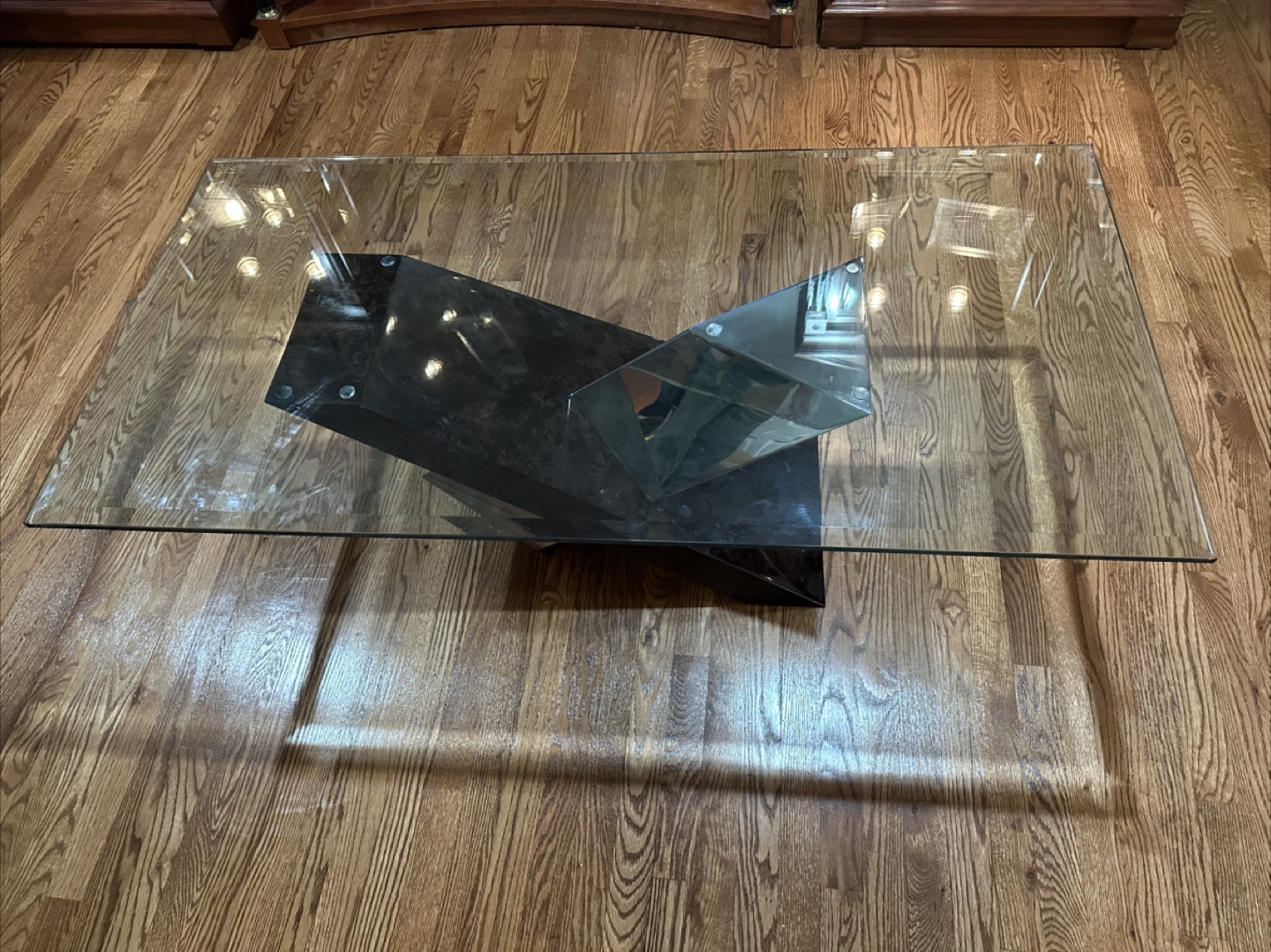 Glass Top Table