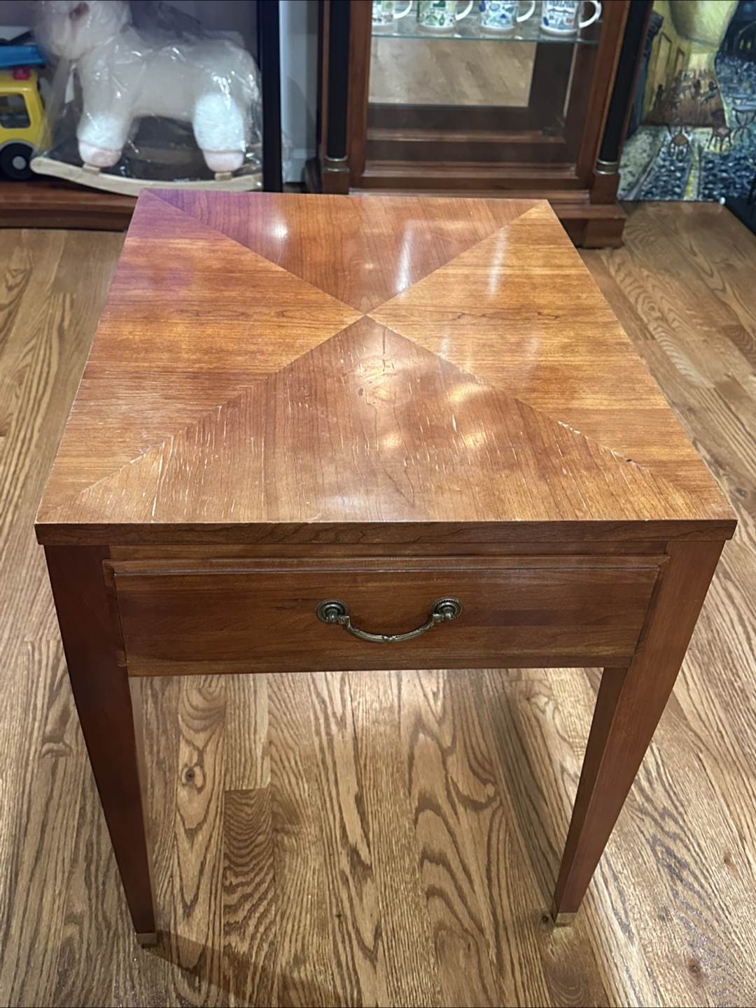 Ethan Allen Wood Side Table