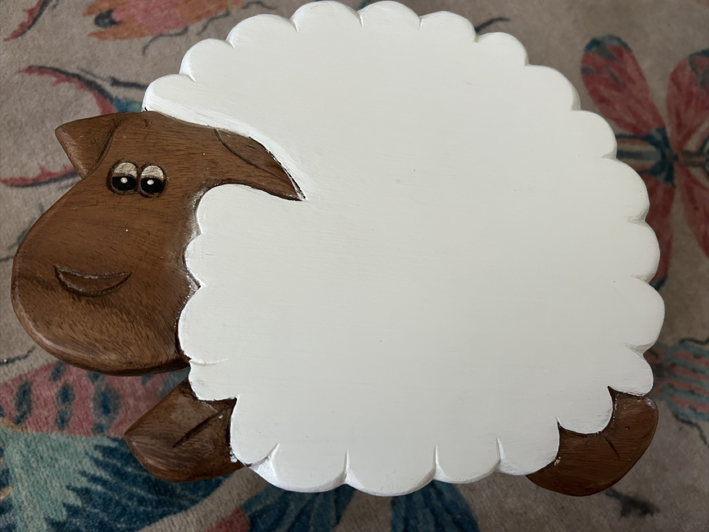 Wooden Sheep Stool