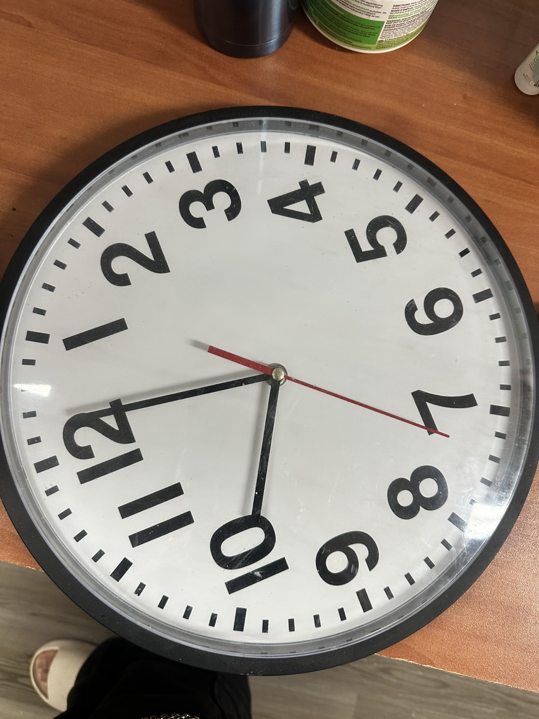 Wall Clock - Black Frame