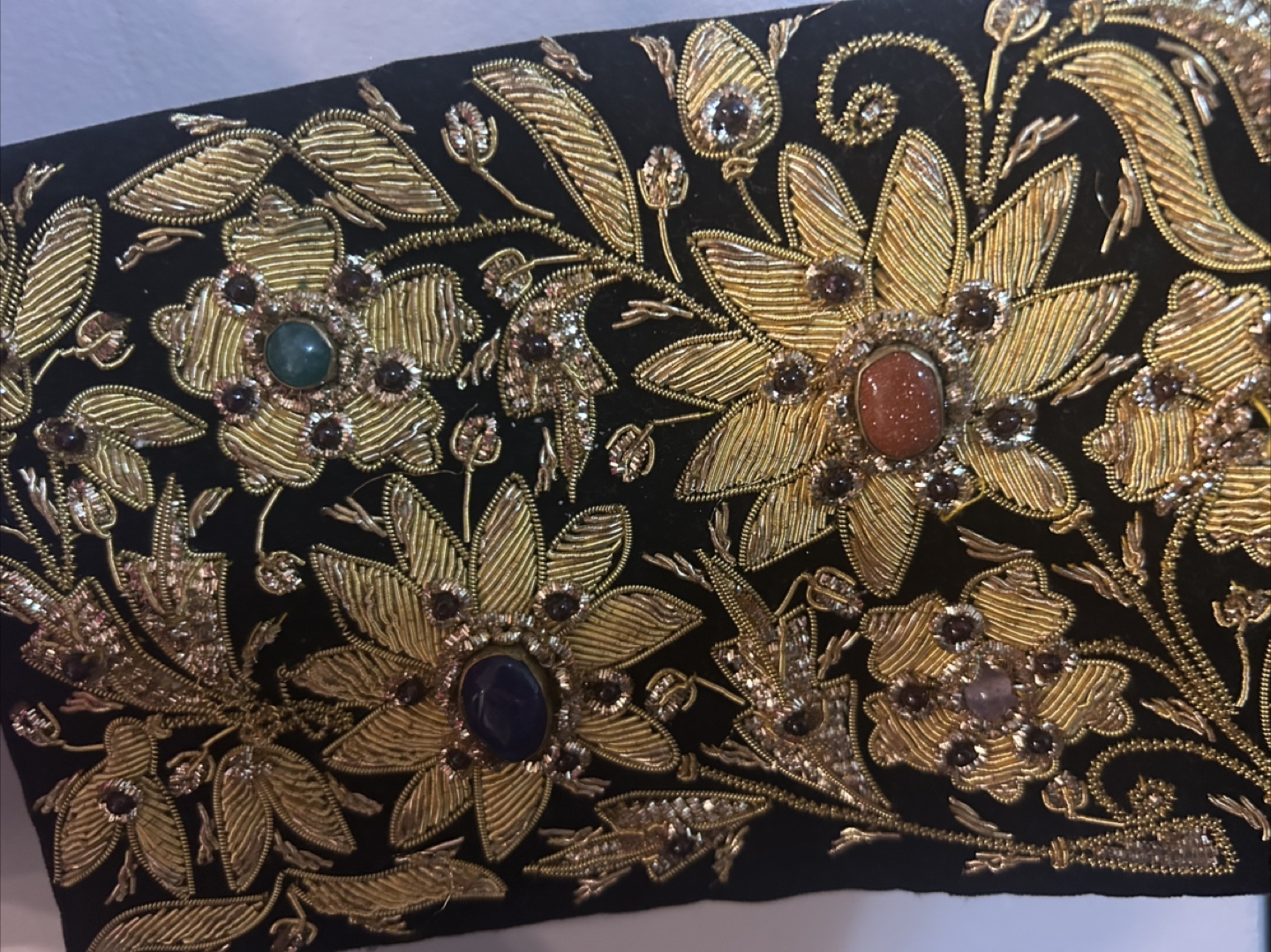 Vintage Embroidered Floral Evening Clutch - photo 2