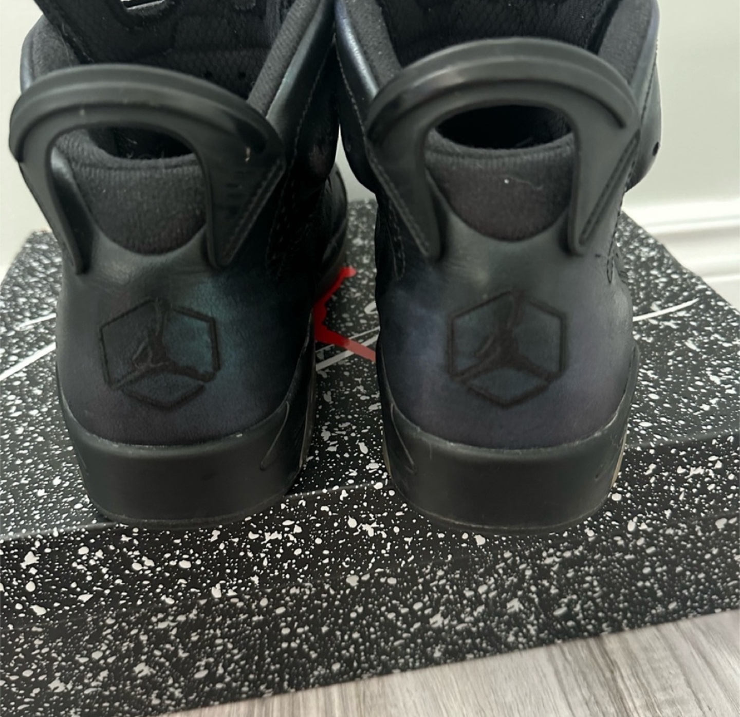Air Jordan 6 Black Iridescent US 8 - photo 3
