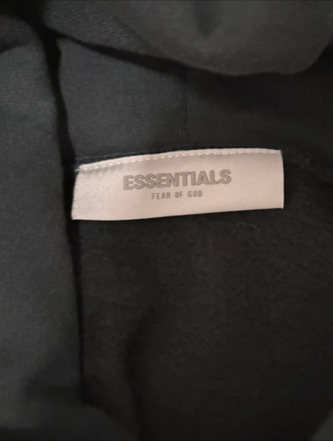 Essentials Fear of God Black Hoodie - photo 4