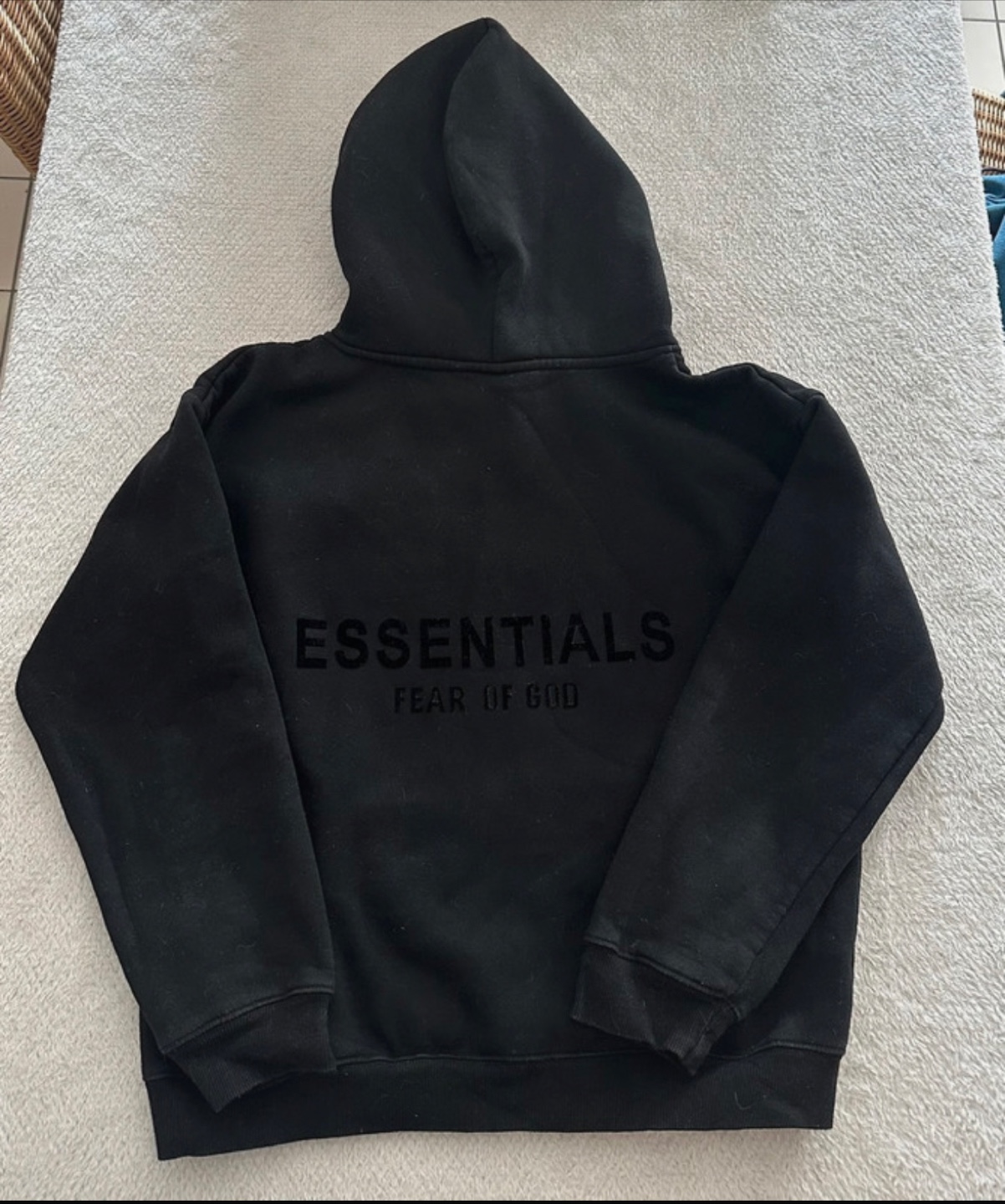 Essentials Fear of God Black Hoodie - photo 2