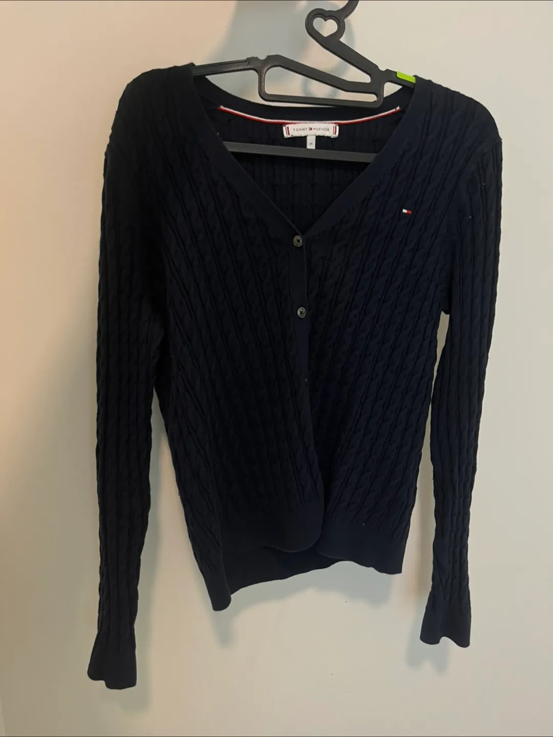 Tommy Hilfiger Navy Cardigan - Size M thumbnail