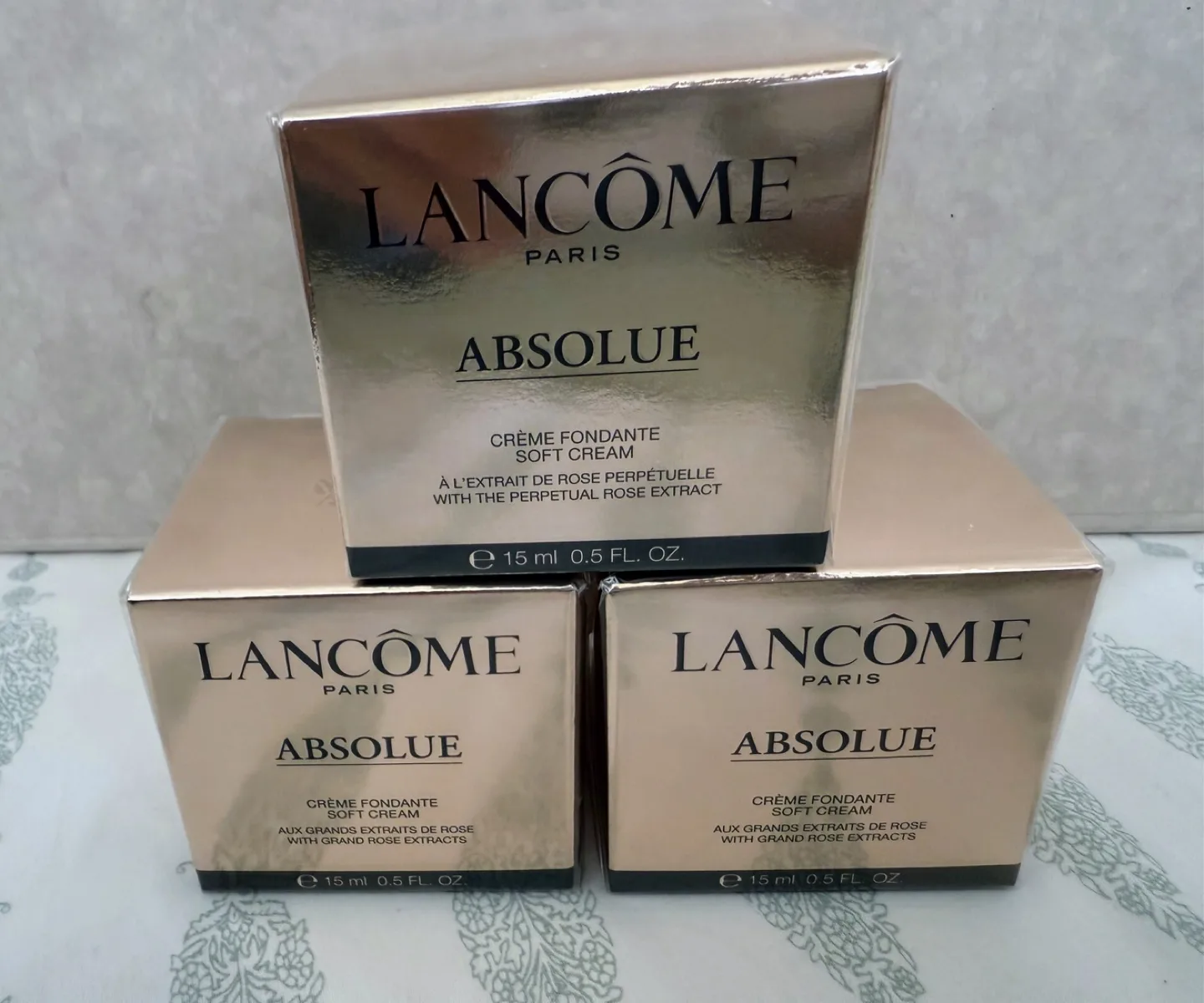 Lancôme Absolue Soft Cream 15ml x 3 boxes set image indicator(2)