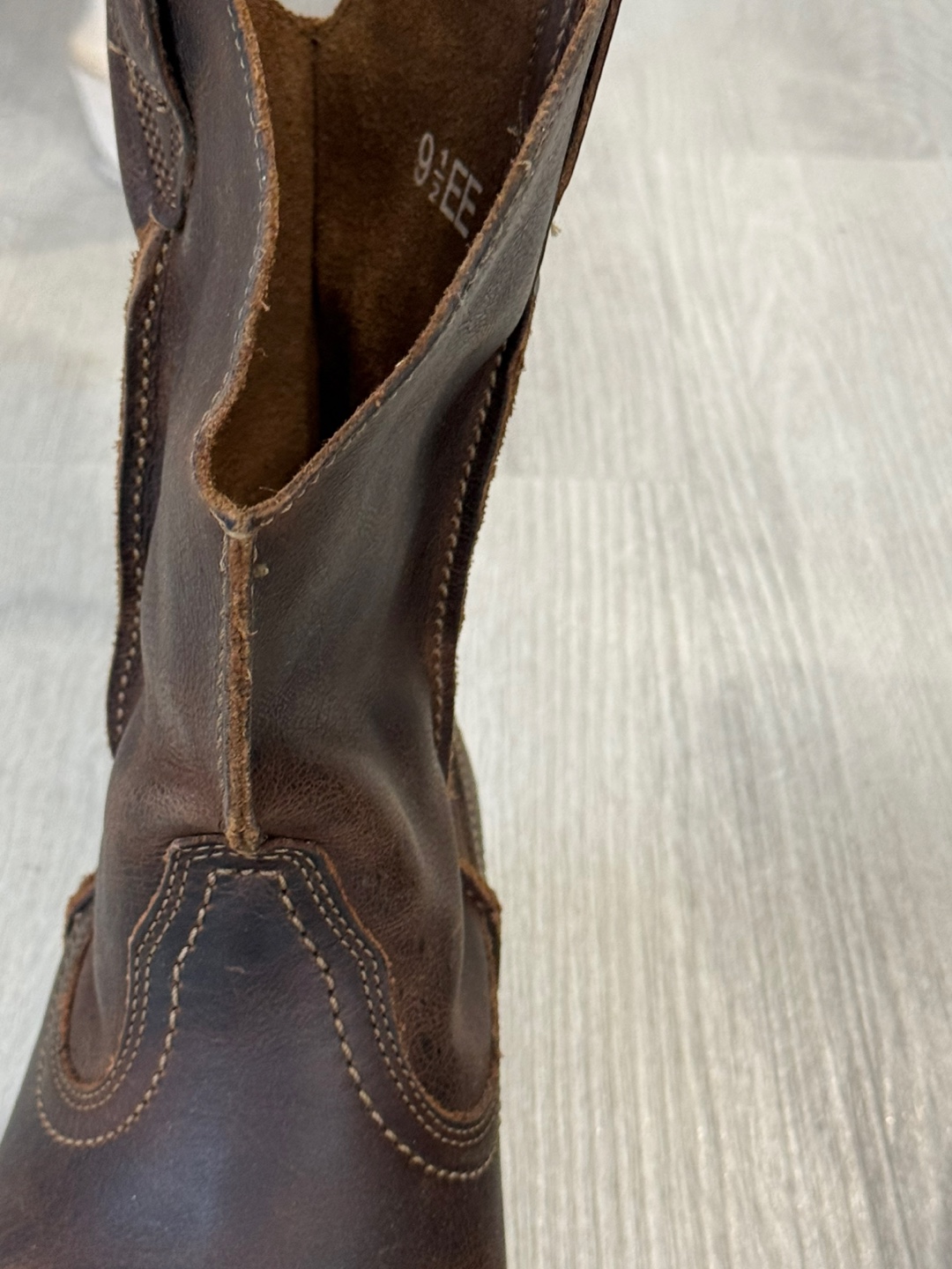 Ariat Brown Leather Cowboy Boots - Size 9.5 EE - photo 5